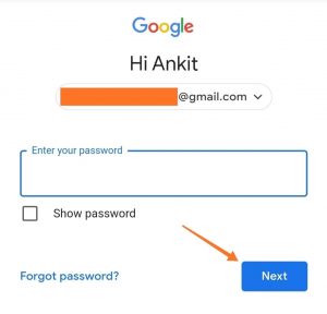 Change email password