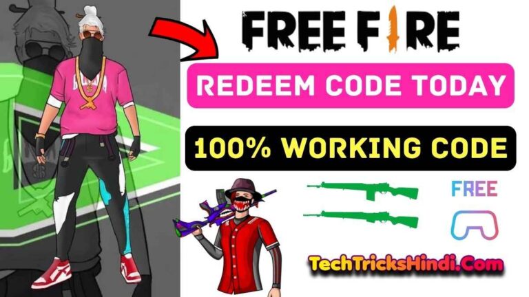 Free Fire Redeem Code Today